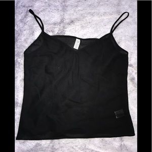 Sheer Black String Top